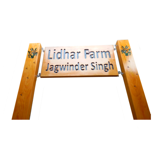 Macrocarpa 'Lidhar Farm' Sign